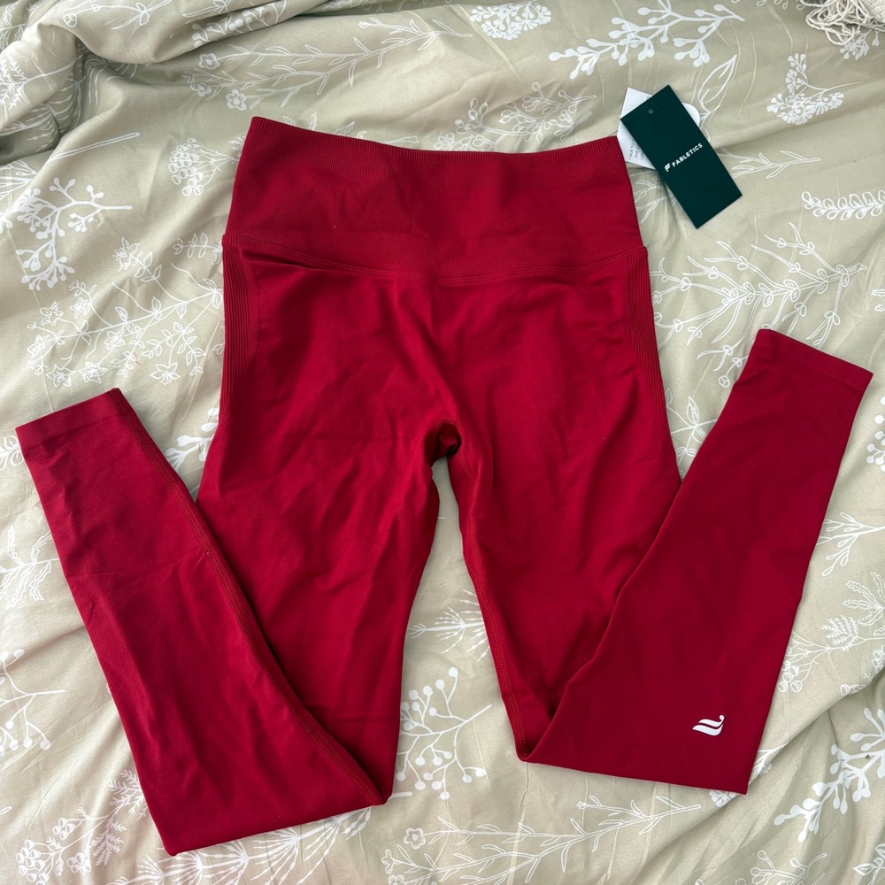Fabletics Cherry Red Leggings